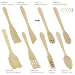 Tenedor Aleman Cocina Madera Oryx 30 cm,