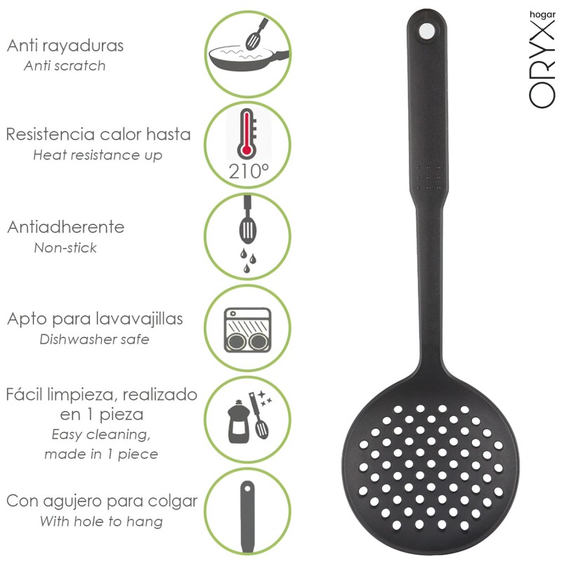Espumadera Cocina Nylon Basic 33,5 x 11 cm,