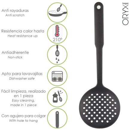 Espumadera Cocina Nylon Basic 33,5 x 11 cm,