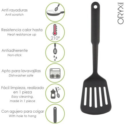 Espatula Rasera Cocina Nylon Basic 32,5 x 9 cm,