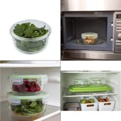 Recipiente Hermetico Cristal Redondo 400 ml, Ø 125 x 7 (alt) cm,