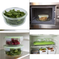 Recipiente Hermetico Cristal Redondo 850 ml, Ø 165 x 8 (alt) cm,