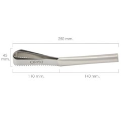 Descamador Pescado Profesional Acero Inoxidable 250 mm,