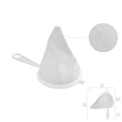 Colador Tela Franela Armazón de Plastico Ø 12 cm,