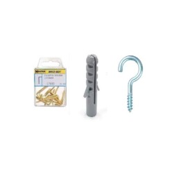 Taco Nº 4 Con Hembrillas Abiertas 17x40 mm, 10 unidades