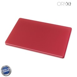 Tabla Cortar Polietileno 35x25x1,5 cm,  Color Rojo