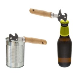 Abrelatas Con Mango Madera 170 mm,