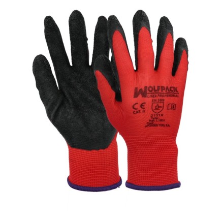 Guantes Latex / Nylon Gripflex Talla  9" (Par)