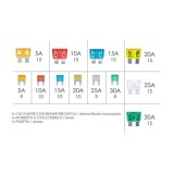 Kit de Fusibles de Coche, 150 Pcs, Extractor de Fusibles para Coche, Caravanas, Furgoneta, Moto, Barcos (5A 10A 15A 20A 25A 30A)