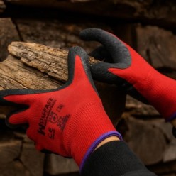 Guantes Latex / Nylon Gripflex Talla  9" (Par)