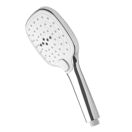 Maneral Ducha 3 Funciones Con Pulsador Ø 12 cm,