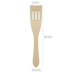 Pala Cocina Madera Con Ranuras Oryx 30 cm,