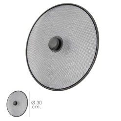 Tapa Anti Salpicaduras Sarten Acero Ø 30 cm, Negro,
