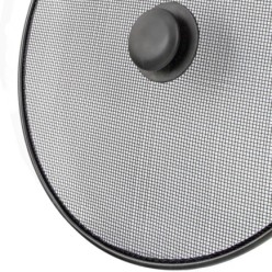 Tapa Anti Salpicaduras Sarten Acero Ø 30 cm, Negro,