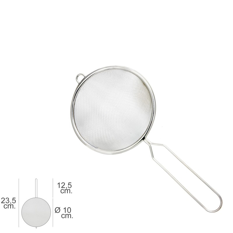 Colador Acero Inoxidable Basic Ø 10 x 23,5 (Alt,) cm,