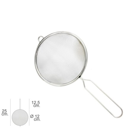 Colador Acero Inoxidable Basic Ø 12 x 25 (Alt,) cm,