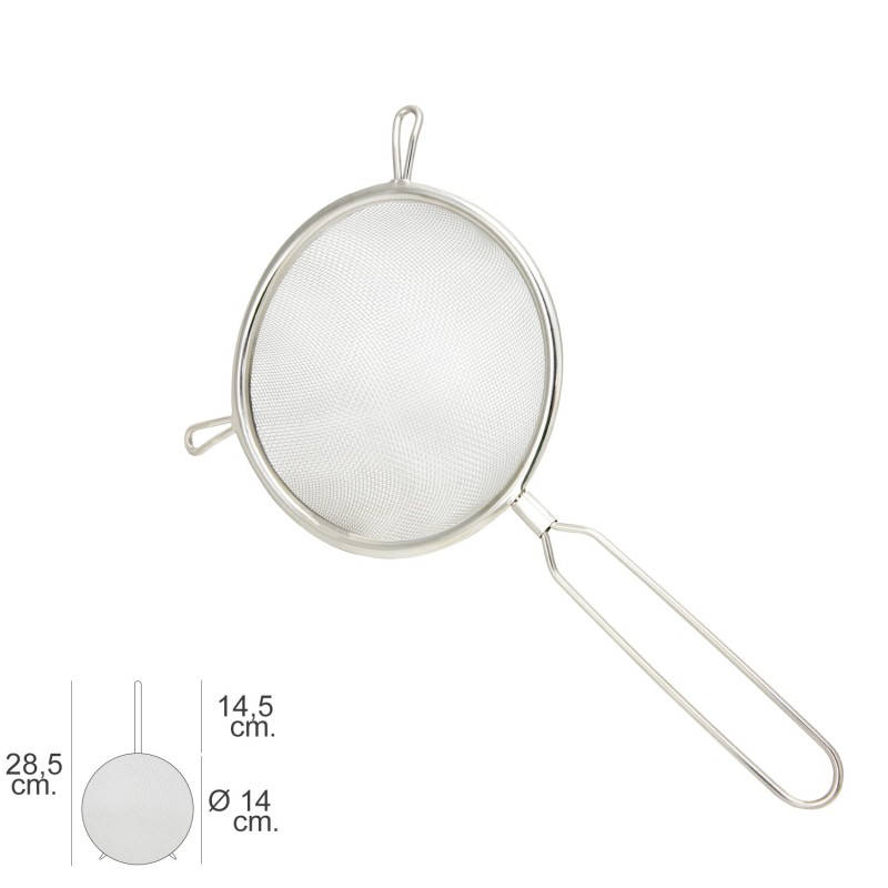 Colador Acero Inoxidable Basic Ø 14 x 28,5 (Alt,) cm,