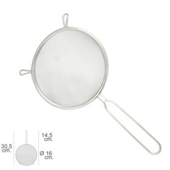 Colador Acero Inoxidable Basic Ø 16 x 30,5 (Alt,) cm,