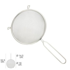 Colador Acero Inoxidable Basic Ø 18 x 32,5 (Alt,) cm,