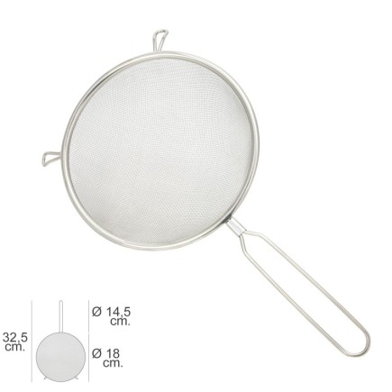 Colador Acero Inoxidable Basic Ø 18 x 32,5 (Alt,) cm,