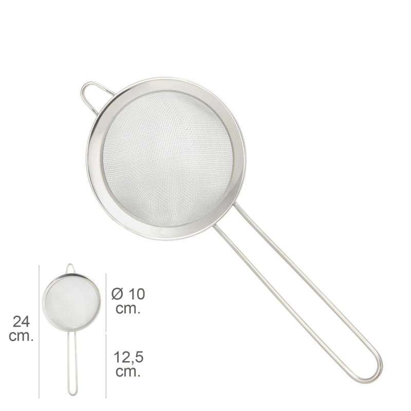 Colador Acero Inoxidale Plus Ø 10 x 24 cm,