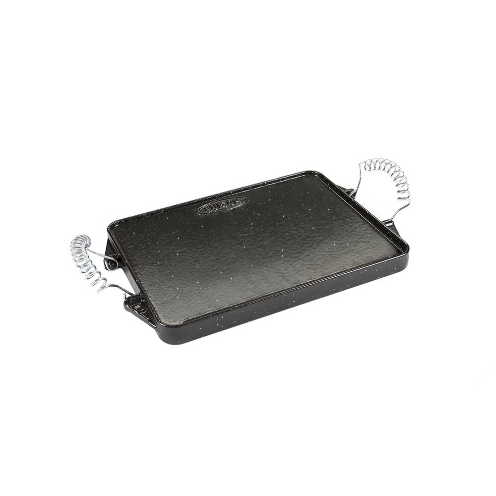 Plancha Hierro Fundido Esmaltada Rectangular 21 x 27 cm, al por Mayor | Almacén de Ferretería