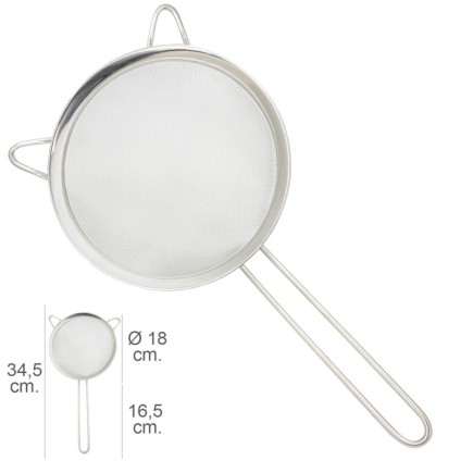 Colador Acero Inoxidale Plus Ø 18 x 34,5 cm,