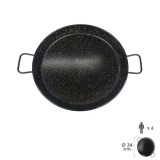 Paellera Valenciana Esmaltada   6 personas/ 34 cm al por Mayor | Almacén de Ferretería