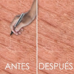 Expositor Rotuladores Retoque Madera 24 piezas,