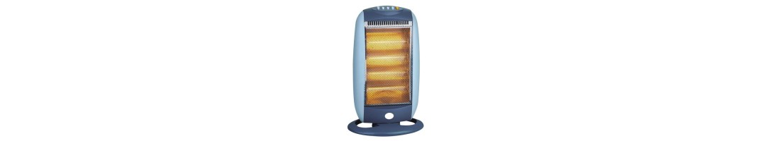 Estufas radiantes y halógenas