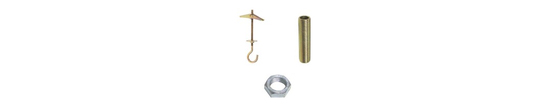 Ganchos lámpara y accesorios